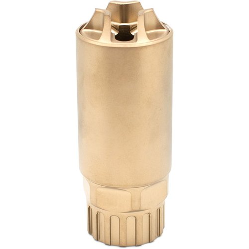 ICARUS BLAST DIFFUSER er en effektiv blast diffuser som sender eksplosjoner nedover, beskytter gjengene og passer til alle Rearden muzzle devices.