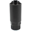 ICARUS BLAST DIFFUSER er en kompatibel blast diffuser som sender trykk og støt nedover, samtidig som den beskytter gjengene på munningsenheten.