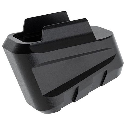 Få raskere magasinbytte med Tyrant CNC P320 +5 for SIG Sauer; enkel installasjon uten verktøy, legger til 5 ekstra 9mm skudd og gir bedre grep.
