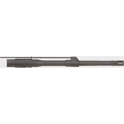LMT MWS 7.62X51 NATO Rifle Barrel har krombelagt 1:10" RH twist, lavprofil gassblokk, rett gasstube og A2 flammedemper for optimal ytelse og holdbarhet.