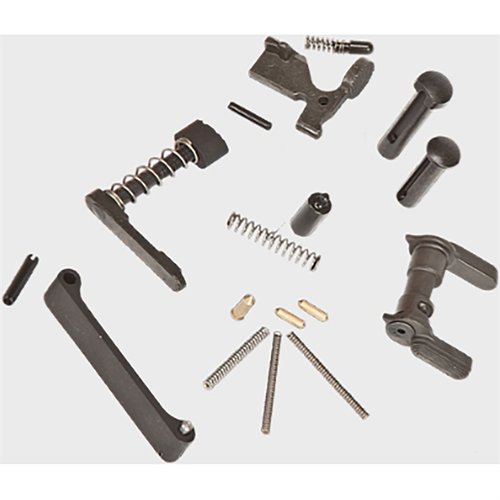 Fullfør riflen din med LMT 5.56MM Lower Parts Kit, kjent for sin kvalitet. 100% amerikanskprodusert, inkludert LMT AXLE® Two-Stage trigger group.