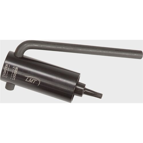 LMT TORQUE WRENCH er forhåndsinnstilt til 140 inch pounds, perfekt for MRP og MWS barrel locking screws, som sikrer presis montering av deler.