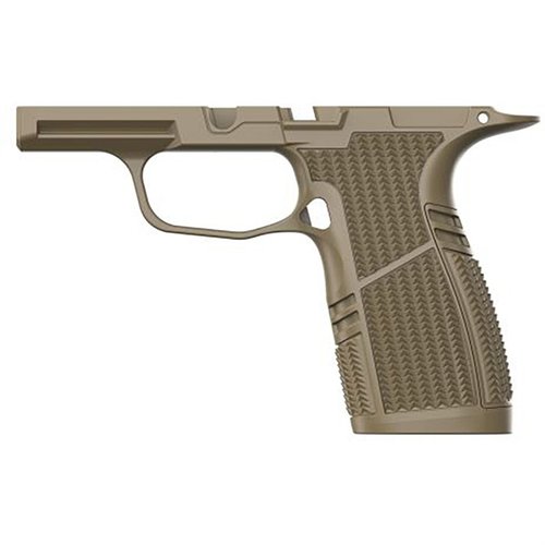 Tyrant CNC Snub Nose Grip Module for Sig Sauer P365 gir deg en pålitelig, ergonomisk og holdbar løsning, kompatibel med 3.1" hylstre og eksisterende P365 deler.