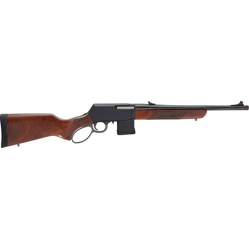 Henry Lever Action Supreme Rifle i kaliber 300 AAC Blackout har en 16,5" fri-floated løp, justerbar avtrekker og ambidekstrale kontroller for optimal ytelse.