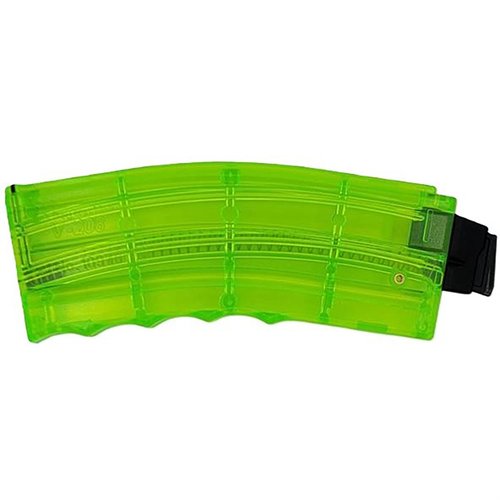 V208 AR-15 22 Long Rifle magasin med justerbar låsefunksjon, 25 runder, perfekt for tilpasning til ulike rimfire plattformer. Farge: Nitro Green.