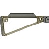 TRIANGLE SIDE FOLDING STOCK har en robust sidefoldingsmekanisme, 5 QD sling feste, og gir ekstra komfort med polymer kinnstykke og gummiert bakstykke.