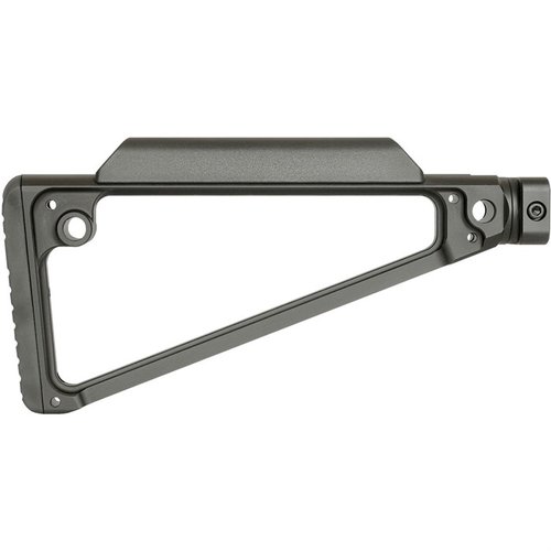 TRIANGLE FIXED STOCK fra Midwest Industries tilbyr en ekstremt stiv design med 5 QD sling festepunkter, komfortabelt polymer kinnstykke og gummibuttpade.