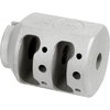 ALPHA TANK BRAKE reduserer munnklatring med sitt dual chamber design, laget av 416 rustfritt stål, tilgjengelig i Blast eller Black Nitride, med livstidsgaranti.