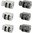 MIDWEST INDUSTRIES, INC. ALPHA TANK BRAKE - STAINLESS - 1/2X28-9MM