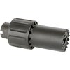 ALPHA BLAST DIVERTER redirigerer lyden fremover, er laget av 6061 aluminium med stål endekappe, veier 9.8 oz og passer til M14X1LH / 24MM / 1/2X28.