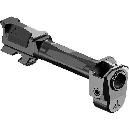 AFTERBURNER + RAMJET for GLOCK 43 gir overlegen recoil-reduksjon og presisjon, enkel installasjon og fjerning, samt høy slitestyrke med Radianite™ belegg.