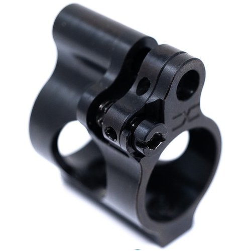 Faxon Low Profile Justerbart Gassblokk gir presis kontroll og pålitelighet med 14 innstillinger, anti-fouling design og enkel montering for AR-15.