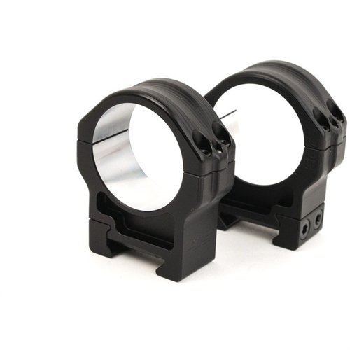 HUNT Scope Rings fra Area 419 er lette, stive og gir pålitelig grep på optikk i kraftig rekylmiljø. Laget av 7075 aluminium og veier kun 4 oz/set.