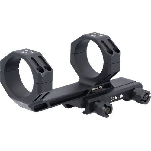 ALPHA MSR 1.535" scope mount er laget av slitesterk 7075-T6 stål, har epoxy pulverlakk for beskyttelse og kommer med SIG SAUERs ubegrensede garanti.