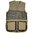 BOB ALLEN FULL MESH DUAL PAD SHOOTING VEST KHAKI 2XL