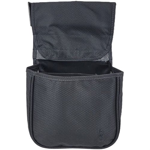 BOB ALLEN TEAM SERIES DIVIDED SHELL POUCH med belte i lett og slitesterk Ripstop Nylon, har to rom for haglepatroner og justerbart belte fra 26"-50".