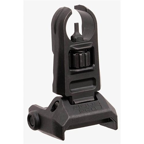 MBUS Pro Hooded Front Sight for AR-15 er en robust, verktøyløs, justerbar sikte med QPQ-finish for korrosjonsmotstand og raskere sikteinnhenting.