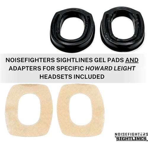 Oppgrader headsetet ditt med Noisefighters Sightlines gel øreputer, designet for komfort med briller, overlegen støyisolasjon og enkel montering.