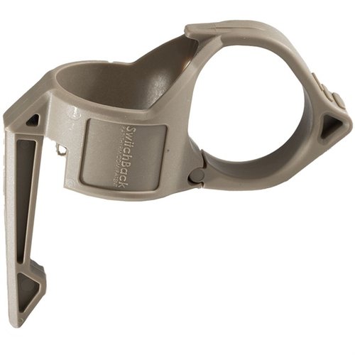 SwitchBack DF lommelykt ring med finger ring og robust pocket clip gir forbedret grep, raskt deployering og ergonomi for både håndvåpen og langvåpen.