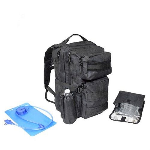 CACTUS JACK ARMORED TRANSPORT BACKPACK har justerbart design, MOLLE-fester, vannblære, isolerte lommer og plass for 10" x 12" panserplate for maksimal beskyttelse.