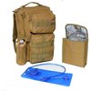 CACTUS JACK ARMORED TRANSPORT BACKPACK har et tilpassbart design, MOLLE-fester, vanntett materiale, og plass til beskyttelsesplater for optimal sikkerhet.