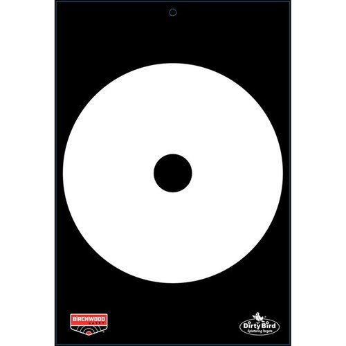 BIRCHWOOD CASEY DIRTY BIRD QUICKDRAW 12 x 18" targets har intens splatter for bedre kontrast, lett å se treffene, og er perfekte for pistolskyting. 6-pack.