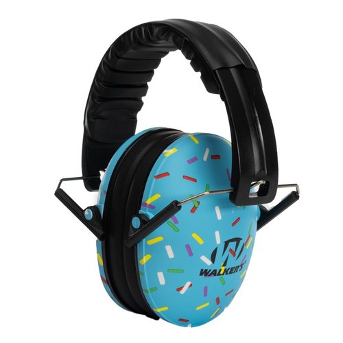 Walker’s Baby & Kid’s Folding Muffs gir effektiv hørselbeskyttelse for barn fra 6 måneder til 8 år med myke øreputer og justerbar hodebånd.