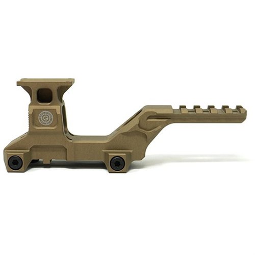 HYDRA V2 Dual Optic Mount gir en 2.91" Optic Centerline for raskere måltakning, bedre holdning og økt situasjonsbevissthet, uansett utstyr.