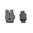 REMINGTON FRONT/REAR NIGHT SIGHT SYSTEM W/SLIDE FOR REM 870/11-87