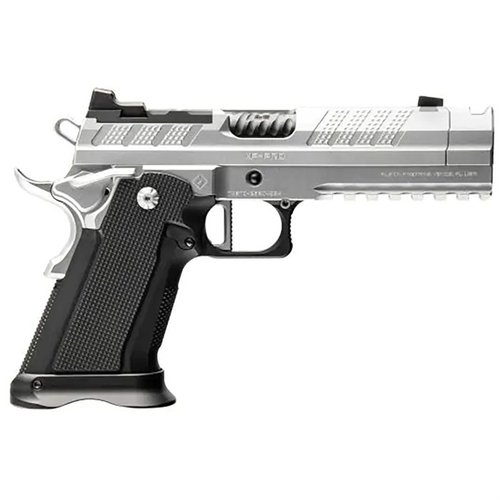 XP Comp 9MM semi-automatisk pistol med 1911 ergonomi, Glock® 17 magasin kompatibilitet, og en slitesterk konstruksjon for overlegen ytelse og allsidighet.