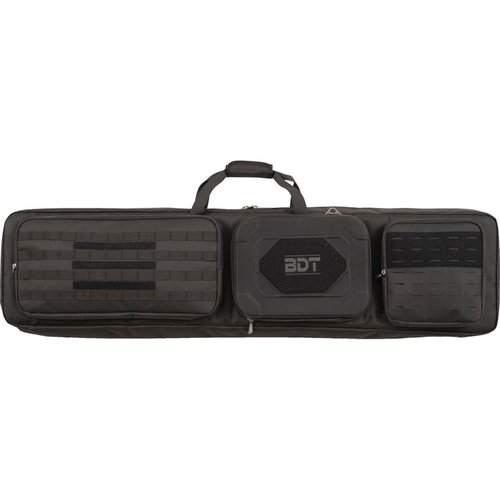 BULLDOG CASES 38" Double Suppressor Tactical Rifle Case gir lettvektig beskyttelse, varmebestandig pouch og utvidet lagringskapasitet for moderne rifler.