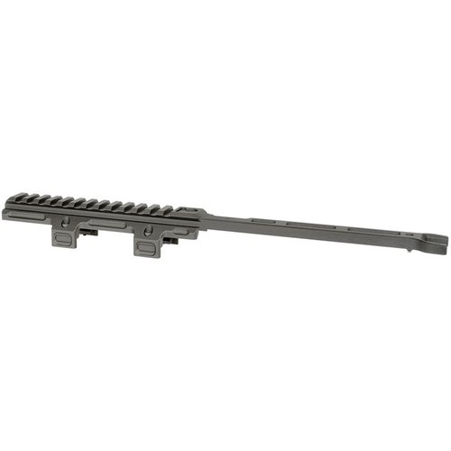 GEN-2 M-LOK® Top Rail for HK MP5 gir en moderne oppgradering med lengre 1913 Picatinny rail, enkel installasjon og mulighet for å montere optikk og tilbehør.
