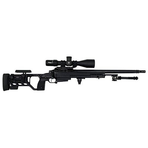 CORE ELITE OPERATIONS EXECUTIVE PRECISION 6.5 Creedmoor er en modulær, lett bolt-action rifle med raskt byttbart løpssystem og ¼-MOA nøyaktighet.