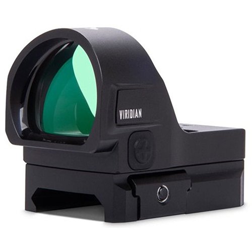 VIRIDIAN RFX35 1X22 Micro Green Dot Reflex Sight gir rask målstilling med 3 MOA grønn prikk, IPX6 vanntett, og 30,000+ timers batterilevetid.