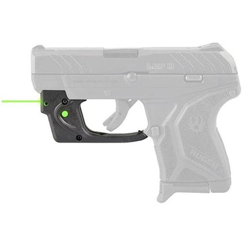 VIRIDIAN E SERIES™ grøn laser sikte for Ruger LCPII gir enkel installasjon, kraftig laser, 100 yards rekkevidde i dagslys og 60+ minutters batterilevetid.