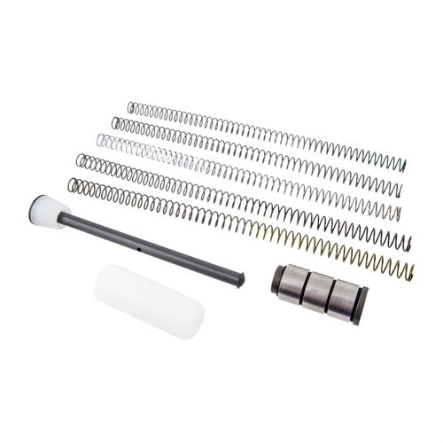 Gen 2 Silent Captured Springs gir jevnere og stillere drift av AR-15, med lett aluminiumsvekt, justerbare fjærer og passer til både M4 og faste kolber.