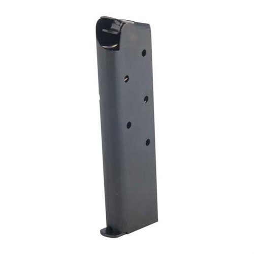 Hold din 1911 pistol i drift med disse høykvalitets 7RD .45ACP magasinene, laget i USA med sveiste sømmer, maskinerte følgere og musikktråd fjærer.