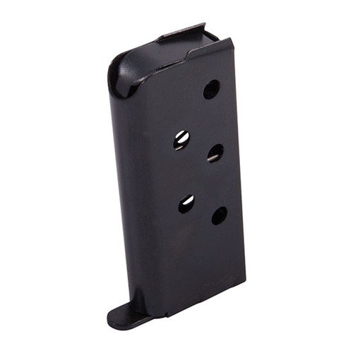 Hold din Baby Browning i drift med dette høykvalitets 6RD 25ACP magasin, laget av stål med blå, matt finish. 100% laget i USA og garantert å passe.