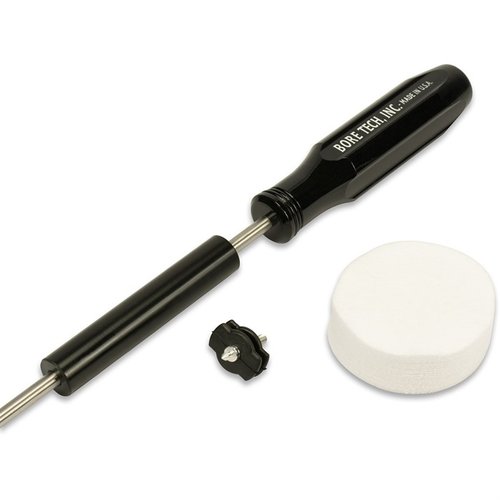 Bore Techs BOLT ACTION CLEANING KIT gir en grundig rengjøring av kammer, låseklør og mekanisme med en innovativ gummiwiper som former seg perfekt.