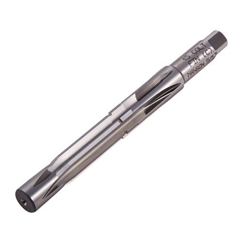 .45 Colt finish reamer fra Manson Precision gir presise kammer med høy kvalitet, laget av M7 stål for optimal nøyaktighet og tilpassede løsninger.