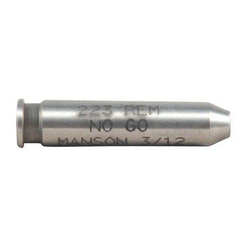 Manson Precision Rimless Cartridge Headspace Gauge sikrer presis måling av headspace for rimless patroner, laget av herdet stål for langvarig og pålitelig bruk.