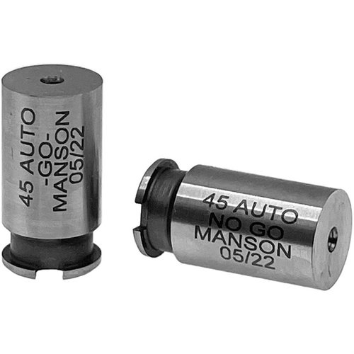 Manson Precision Rimmed Cartridge Headspace Gauge gir presis måling av hylser, laget av M7 high-speed steel for holdbarhet og pålitelighet i våpenytelse.