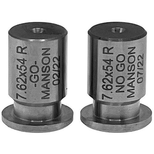 Manson Precision Rimmed Cartridge Headspace Gauge girer presis måling av hylsehodet, laget av slitesterk M7 high-speed steel for sikker og pålitelig våpenytelse.