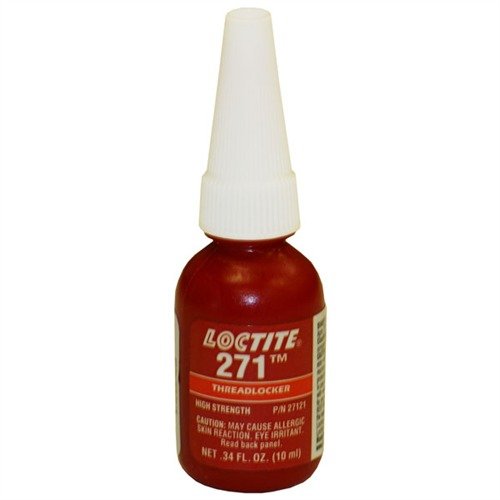 LOCTITE® 271 Threadlocker gir permanent låsing av skruer, høy styrke mot vibrasjoner, korrosjonsbeskyttelse og enkel påføring for sikre montering.