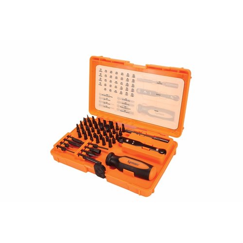 Lyman Master Gunsmith Tool Kit gir en omfattende samling av høykvalitetsverktøy for effektiv vedlikehold og reparasjon av våpen, uten å skade delikate deler.