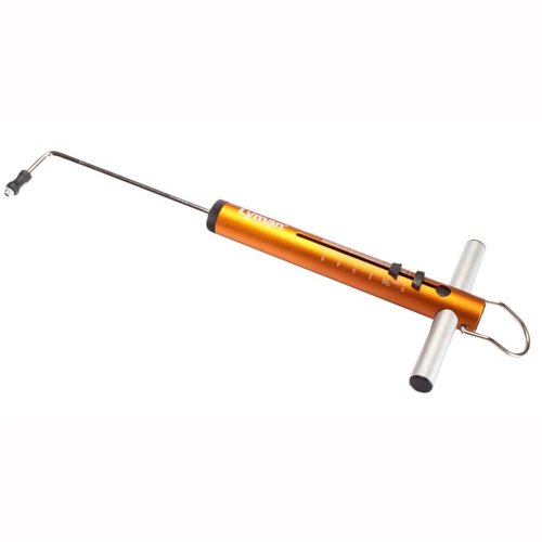 LYMAN Mechanical Trigger Pull Gauge måler presist avtrekksvekt fra 0-12 pounds, har holdbar konstruksjon og ergonomisk design for enkel og komfortabel bruk.