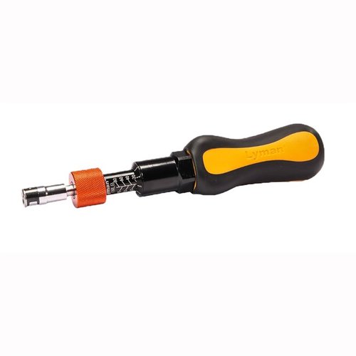 Lyman Torque Wrench sikrer presis montering av scope bases, scope rings og action screws, og forhindrer skade på skruer og optimaliserer nøyaktigheten.