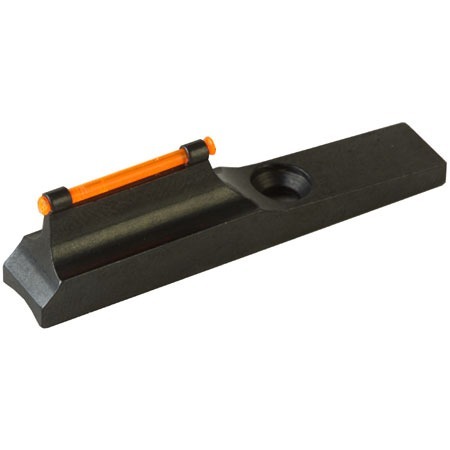 RIFLE UNI-RAMP FRONT SIGHT har en solid stål kropp, lyssterk fiberoptisk stang, enkel montering og polert blå finish for optimal synlighet og holdbarhet.