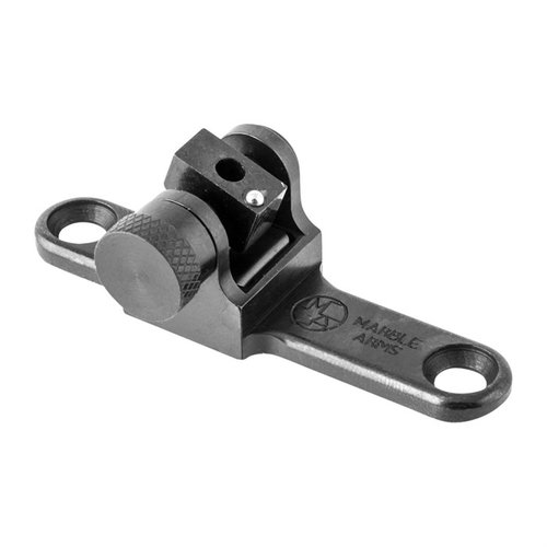 RIFLE BASE FOR IMPROVED TANG SIGHT .782" i svart fra MARBLE ARMS gir bedre presisjon og stabilitet for din rifle, perfekt for skyttere som ønsker det beste.