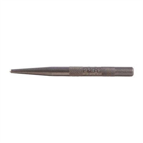 SINGLE CENTER PUNCHES fra MAYHEW STEEL er laget av herdet verktøystål, perfekt for våpensmeder. Tilgjengelig i ulike størrelser for alle behov.